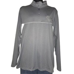 Team 365 Cotton Bowl Classic Goodyear Mens Size L Grey 1/4 Zip Pullover Athletic